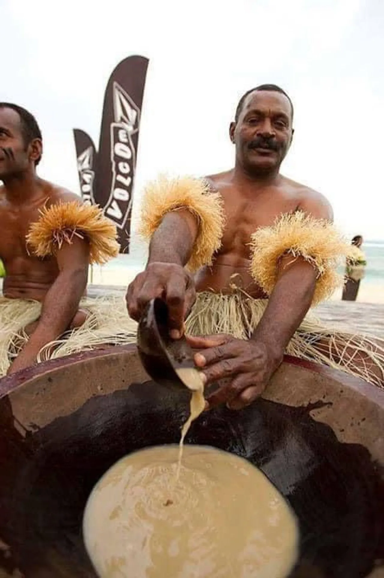 Traditional kava ceremony in Fiji